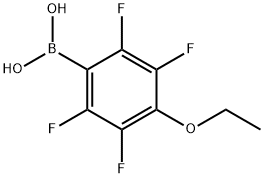 4-ETHOXY-2,3,5,6-TETRAFLUOROBENZENEBORONIC ACID Struktur