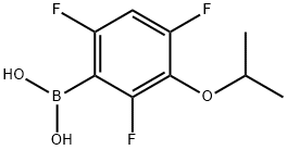 3-ISOPROPOXY-2,4,6-TRIFLUOROBENZENEBORONIC ACID price.