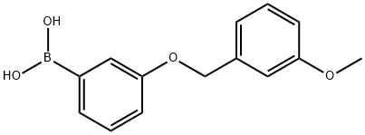 3-(3'-METHOXYBENZYLOXY)PHENYLBORONIC AC& Struktur