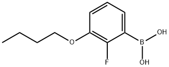 3-Butoxy-2-fluorophenylboronic acid Struktur