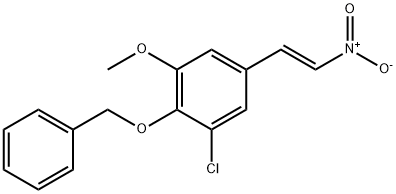 TRANS-3-CHLORO-4-BENZYLOXY-5-METHOXY-BE& Struktur