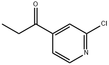 2-CHLORO-4-PROPIONYLPYRIDINE Struktur