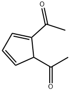 Ethanone, 1,1-(2,4-cyclopentadiene-1,2-diyl)bis- (9CI) Struktur