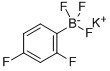 POTASSIUM 2,4-DIFLUOROPHENYLTRIFLUOROBO& Struktur