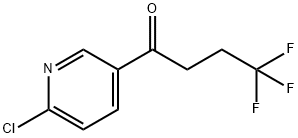 1-(6-CHLOROPYRIDIN-3-YL)-4,4,4-TRIFLUOROBUTAN-1-ONE Struktur