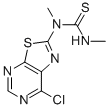 1-(7-CHLOROTHIAZOLO[5,4-D]PYRIMIDIN-2-YL)-1,3-DIMETHYLTHIOUREA Struktur