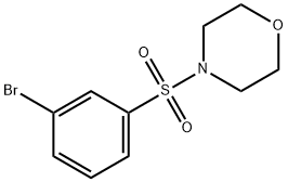 4-(3-BROMOPHENYLSULFONYL)MORPHOLINE Struktur