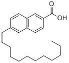 6-N-DODECYLNAPHTHALENE-2-CARBOXYLIC ACID Struktur