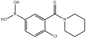 4-CHLORO-3-(PIPERIDINE-1-CARBONYL)PHENYLBORONIC ACID price.