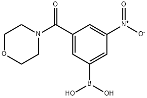 3-(MORPHOLINE-4-CARBONYL)-5-NITROPHENYLBORONIC ACID price.