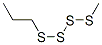 methyl propyl tetrasulphide Struktur