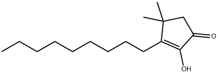 2-HYDROXY-4,4-DIMETHYL-3-NONYLCYCLOPENT-2-ENONE Struktur