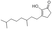 3-(3,7-DIMETHYLOCTYL)-2-HYDROXYCYCLOPENT-2-ENONE Struktur