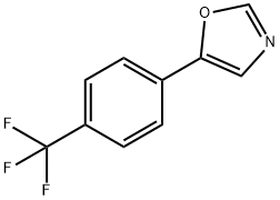 5-[4-(Trifluoromethyl)phenyl]-1,3-oxazole Struktur