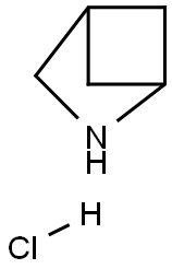 2-Azabicyclo[2.1.1]hexane hydrochloride Struktur