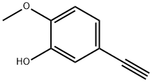 3-ETHYNYL-2-METHOXY-PHENOL Struktur