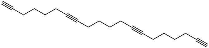 1,7,13,19-EICOSATETRAYNE Struktur