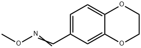 1,4-Benzodioxin-6-carboxaldehyde,  2,3-dihydro-,  O-methyloxime Struktur