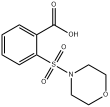 2-(MORPHOLINOSULFONYL)BENZOIC ACID Struktur