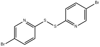 1,2-Bis(5-bromopyridin-2-yl)disulfane Struktur