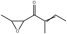 2-Buten-1-one,  2-methyl-1-(3-methyl-2-oxiranyl)- Struktur