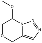 4H-[1,2,3]Triazolo[5,1-c][1,4]oxazine,  6,7-dihydro-7-methoxy- Struktur