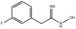 2-(3-FLUOROPHENYL)-N-HYDROXYACETIMIDAMIDE Struktur