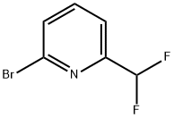 2-Bromo-6-(difluoromethyl)pyridine Struktur