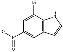 7-溴-5-硝基吲哚, 87240-07-1, 結(jié)構(gòu)式