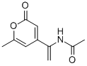 N-[1-(6-METHYL-2-OXO-2H-PYRAN-4-YL)VINYL]ACETAMIDE Struktur