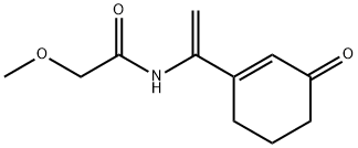 2-METHOXY-N-[1-(3-OXOCYCLOHEX-1-ENYL)VINYL]ACETAMIDE Struktur