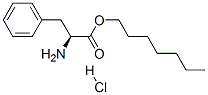 heptyl (2S)-2-amino-3-phenyl-propanoate hydrochloride Struktur