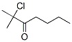 3-Heptanone,  2-chloro-2-methyl- Struktur