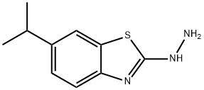 6-(1-METHYLETHYL)-2(3H)-BENZOTHIAZOLONE HYDRAZONE Struktur