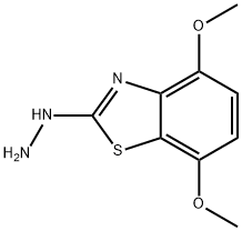 4,7-DIMETHOXY-2(3H)-BENZOTHIAZOLONE HYDRAZONE Struktur