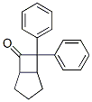 7,7-diphenylbicyclo[3.2.0]heptan-6-one Struktur