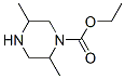 1-Piperazinecarboxylic  acid,  2,5-dimethyl-,  ethyl  ester Struktur