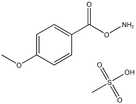 O-(4-methoxybenzoyl)hydroxylamine methanesulfonate Struktur