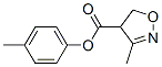 4-Isoxazolecarboxylic  acid,  4,5-dihydro-3-methyl-4-(4-methylphenyl)-,  (-)- Struktur