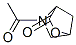 2-Oxa-5-azabicyclo[2.2.1]heptan-3-one, 5-acetyl- (9CI) Struktur