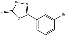 5-(3-BROMO-PHENYL)-3H-[1,3,4]OXADIAZOL-2-ONE Struktur