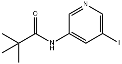 N-(5-IODO-PYRIDIN-3-YL)-2,2-DIMETHYL-PROPIONAMIDE Struktur