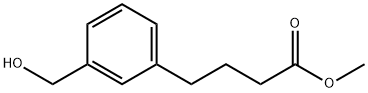 Benzenebutanoic acid, 3-(hydroxyMethyl)-, Methyl ester Struktur