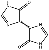 4H-Imidazol-4-one,  5-(1,5-dihydro-5-oxo-4H-imidazol-4-ylidene)-3,5-dihydro- Struktur