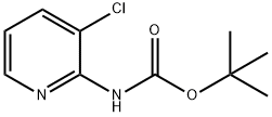 CARBAMIC ACID, N-(3-CHLORO-2-PYRIDINYL)-, 1,1-DIMETHYLETHYL ESTER Struktur