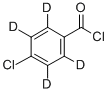 4-CHLOROBENZOYL-D4 CHLORIDE Struktur