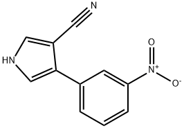 4-(3-NITROPHENYL)-1H-PYRROLE-3-CARBONITRILE Struktur