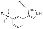 4-[3-(TRIFLUOROMETHYL)PHENYL]-1H-PYRROLE-3-CARBONITRILE Struktur