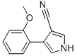 4-(2-METHOXYPHENYL)-1H-PYRROLE-3-CARBONITRILE Struktur