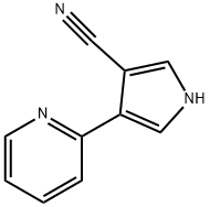 4-(2-PYRIDINYL)-1H-PYRROLE-3-CARBONITRILE Struktur